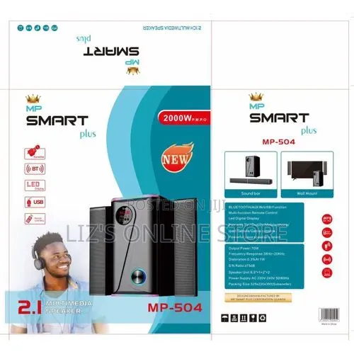Smartplus MP-504, MP Smart 3.1 Channel Multimedia Speaker System