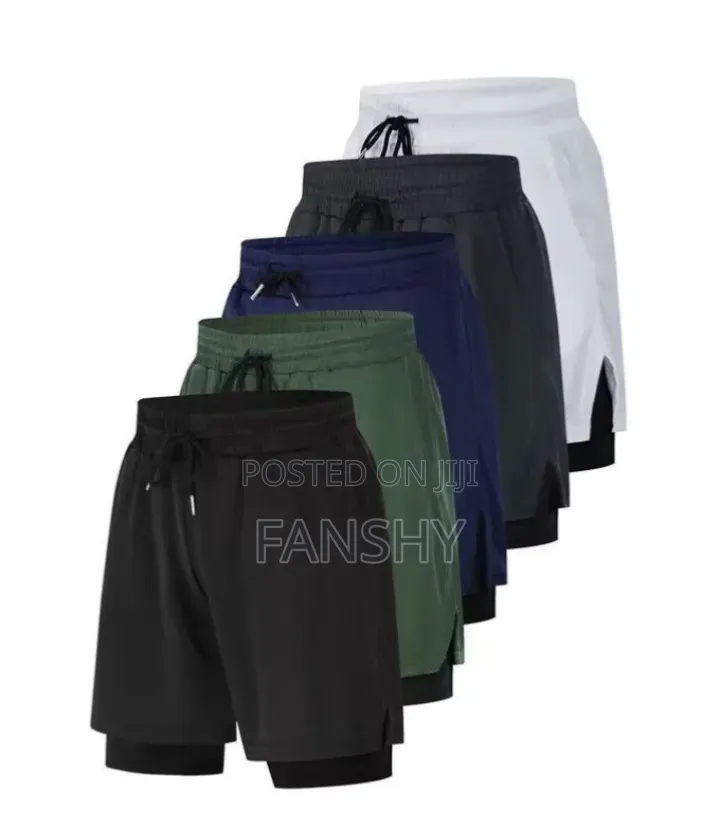 2 in 1 Sports Shorts/Jogging Exercise Shorts