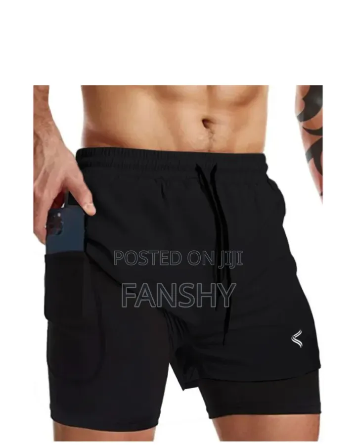 2 in 1 Sports Shorts/Jogging Exercise Shorts