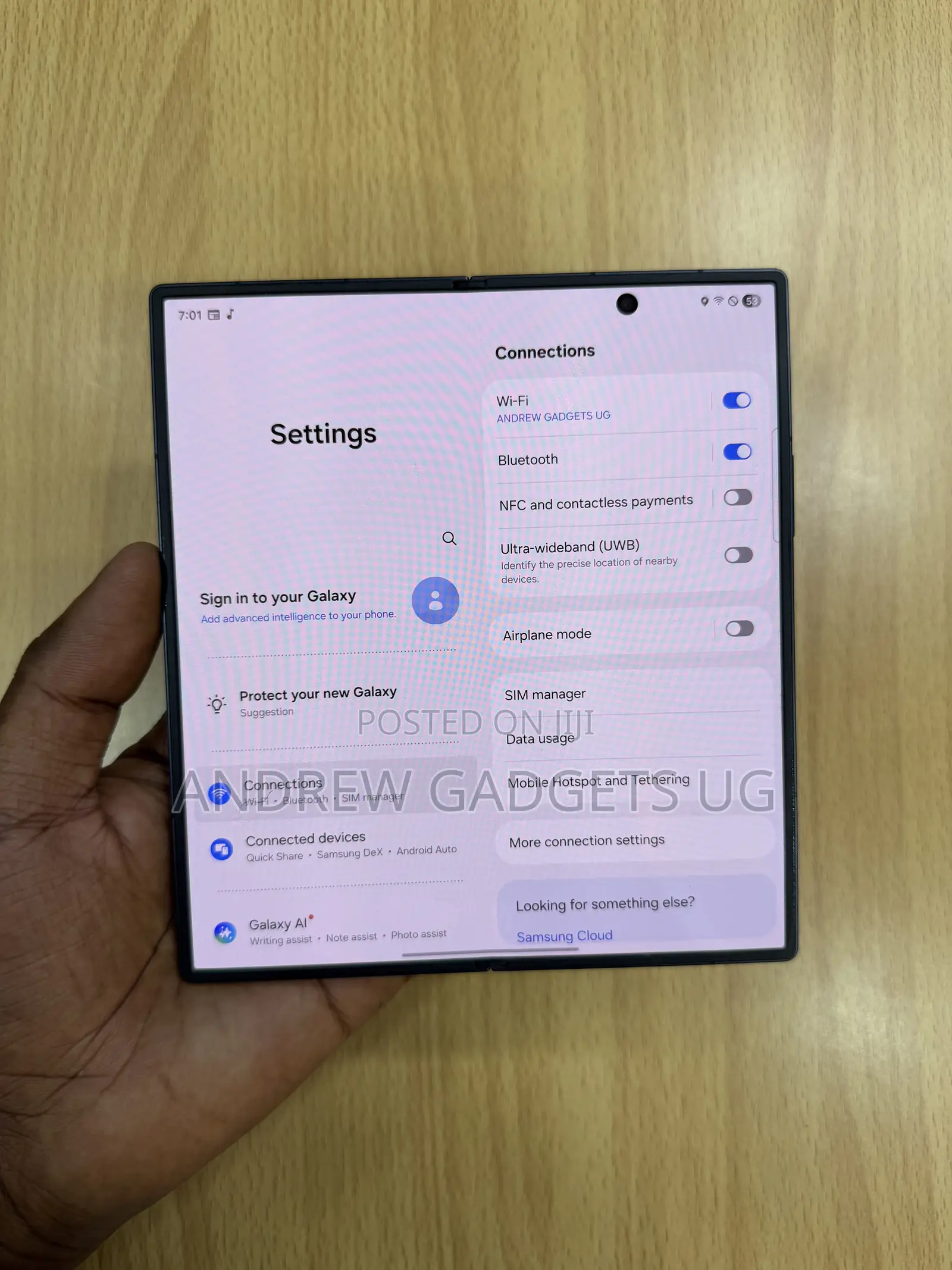 Samsung Galaxy Z Fold7 256 GB Black