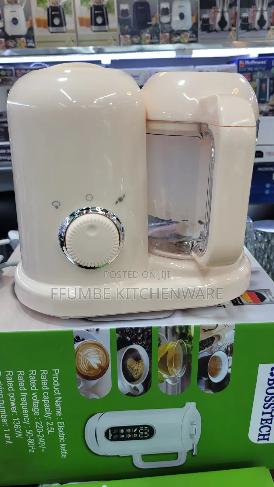 Baby Food Grinder and Steamer Blender