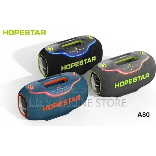 Hopestar A80 350W Portable Bluetooth 5.3 Speaker With Wireless Mic