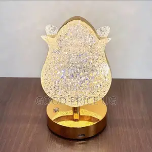 Rechargeable Crystal Flower LED Table Lamp.