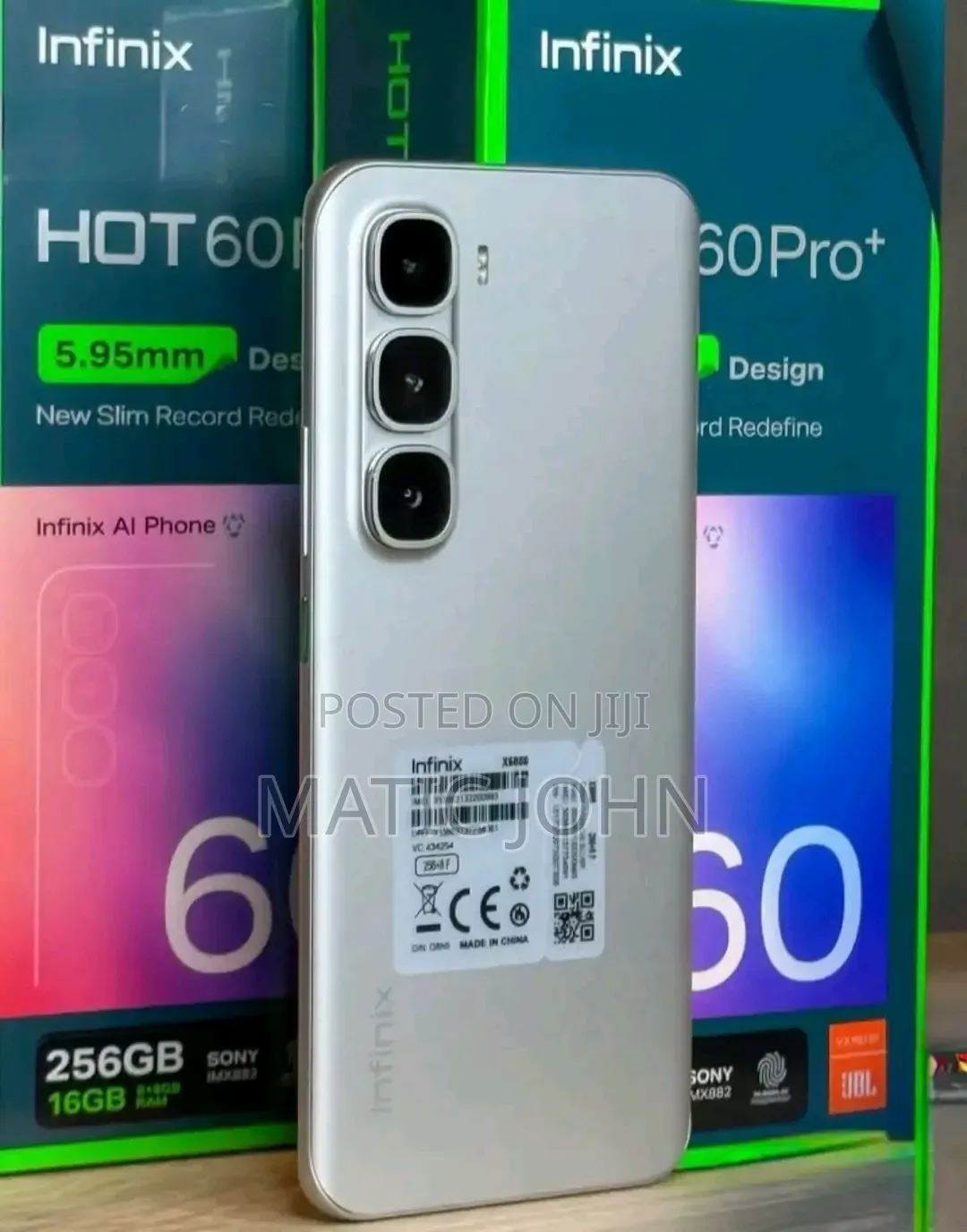New Infinix Hot 60 Pro+ 256 GB Gray