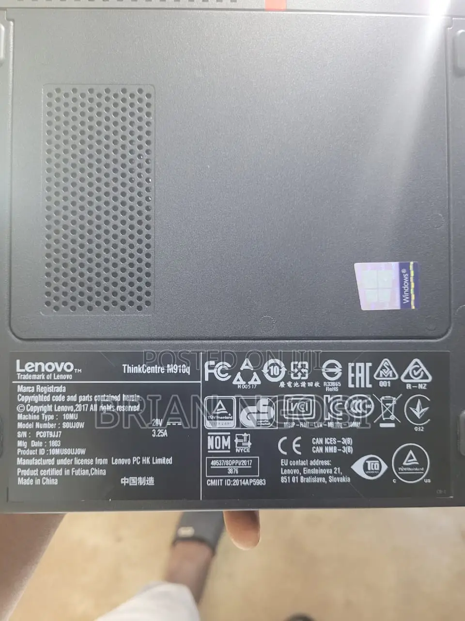 Lenovo ThinkCentre M910 8GB Intel Core i5 HDD+SSD 256GB