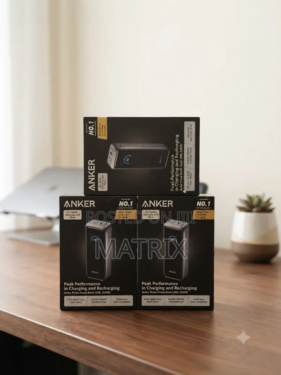Anker Prime Power Bank, 26250mah, 3 Port Portable Charger With 300W