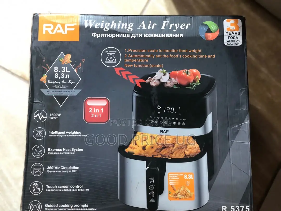 RAF Weighing Air Fryer (Model R.5375).