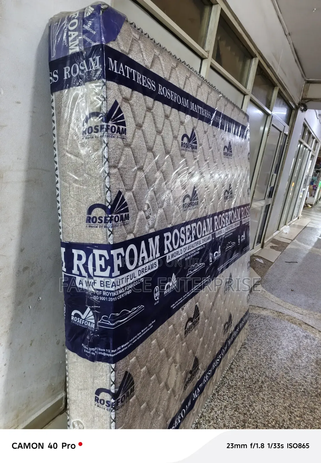 6x6 By8 Inches. Super Density Mattress Rosefoam