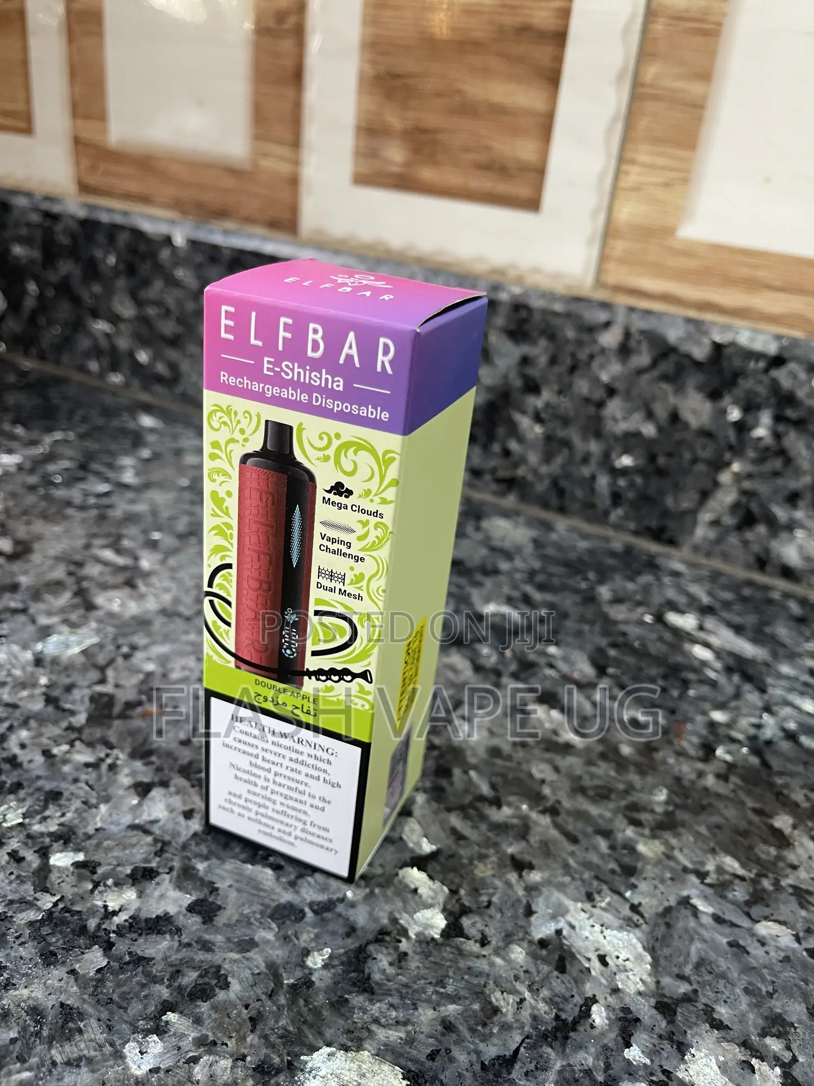 Elfbar 16000puffs Rechargeable Vape in Apple Flavor