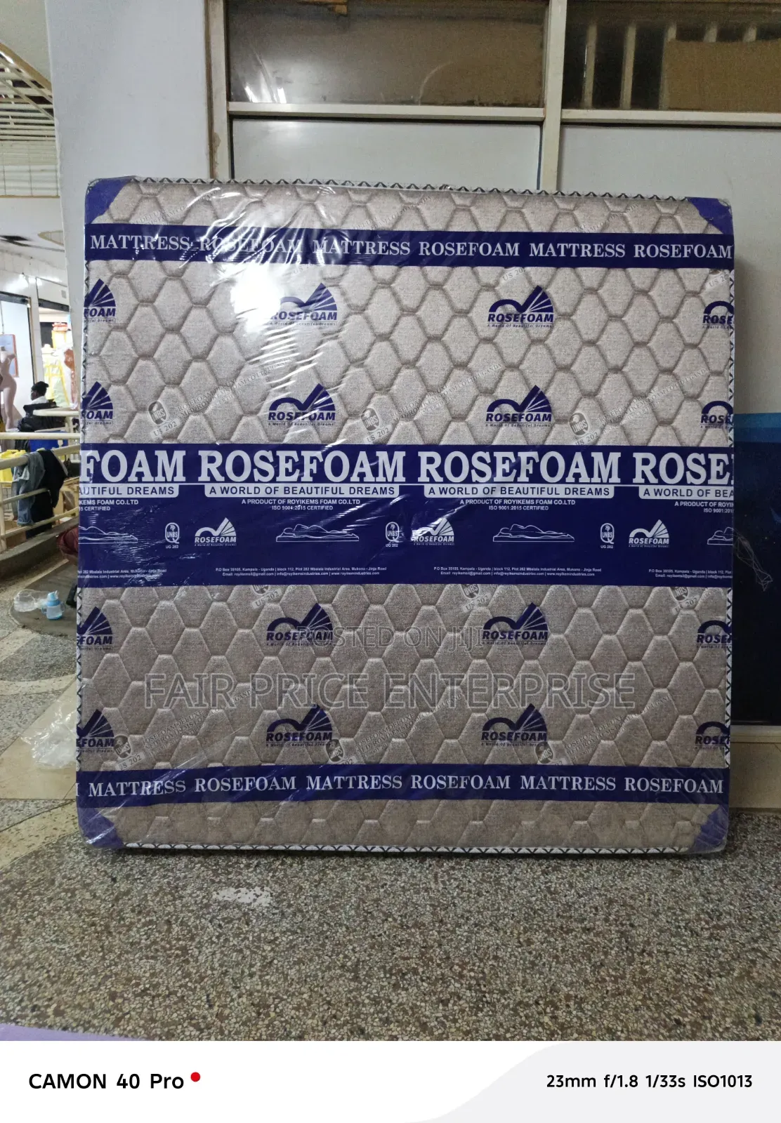 Mattress Rosefoam 5x6 By6 Inches. High Density Mattresses