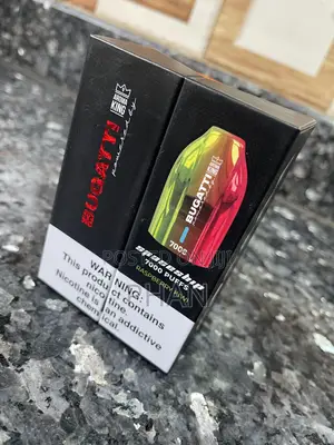 7000puffs Bugatti Vape in Raspberry Kiwi Flavor