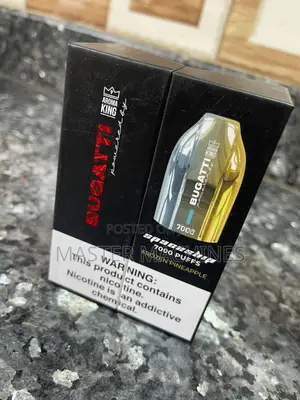 7000puffs Bugatti Vape in Pineapple Ice Flavor