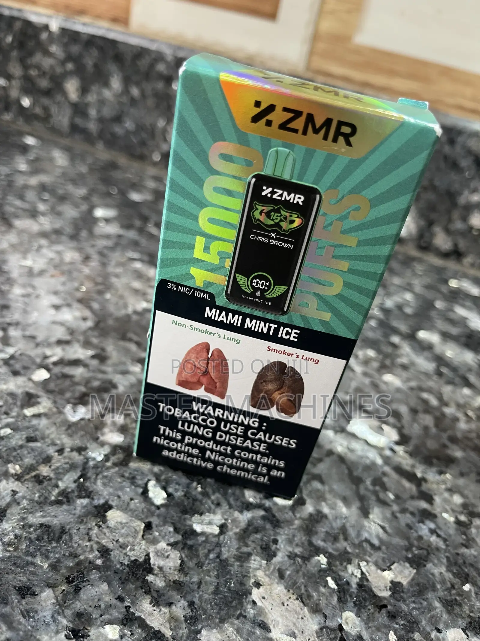 ZMR 15000puffs Vape in Miami Mint Ice Flavor