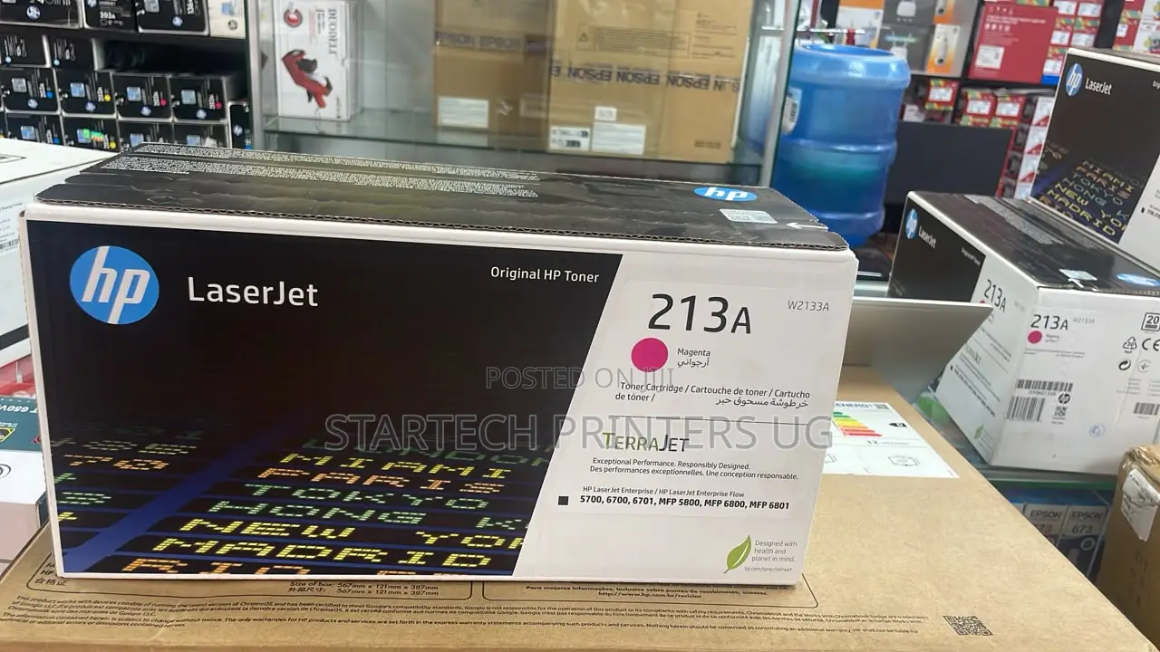 Original HP 213A Magenta LaserJet Toner Cartridge