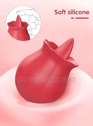 Clitoral Rose Vibrator for Women 10 Modes Licking Tongue
