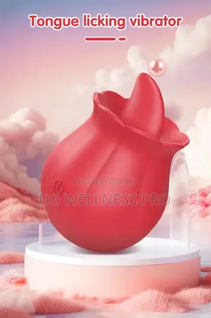 Clitoral Rose Vibrator for Women 10 Modes Licking Tongue