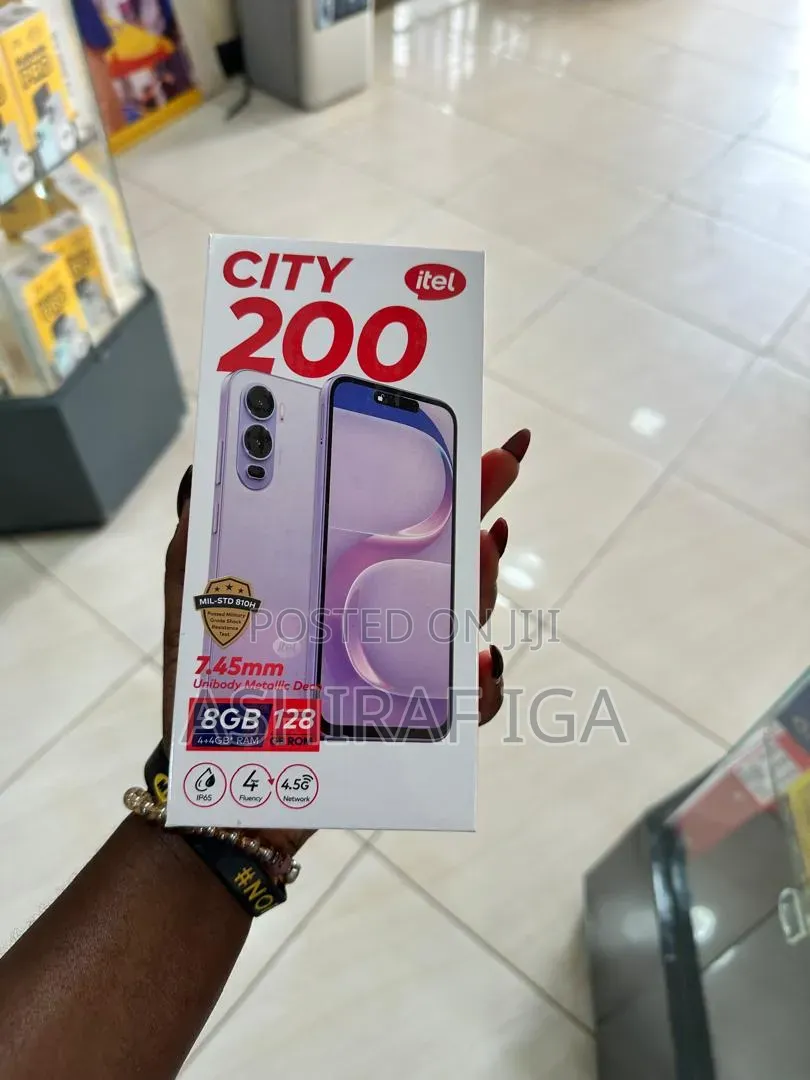 New Itel City 200 128 GB Black