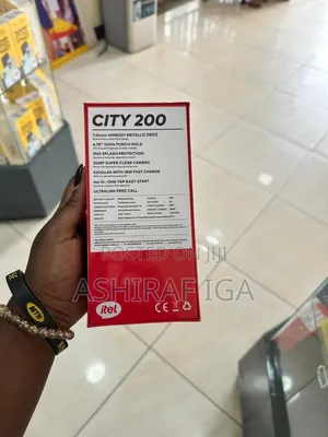 New Itel City 200 128 GB Black