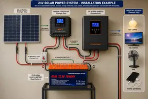 24v 200ah Lifepo4 Lithium Battery 5.12kwh