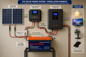 24v 200ah Lifepo4 Lithium Battery 5.12kwh