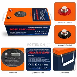 24v 200ah Lifepo4 Lithium Battery 5.12kwh