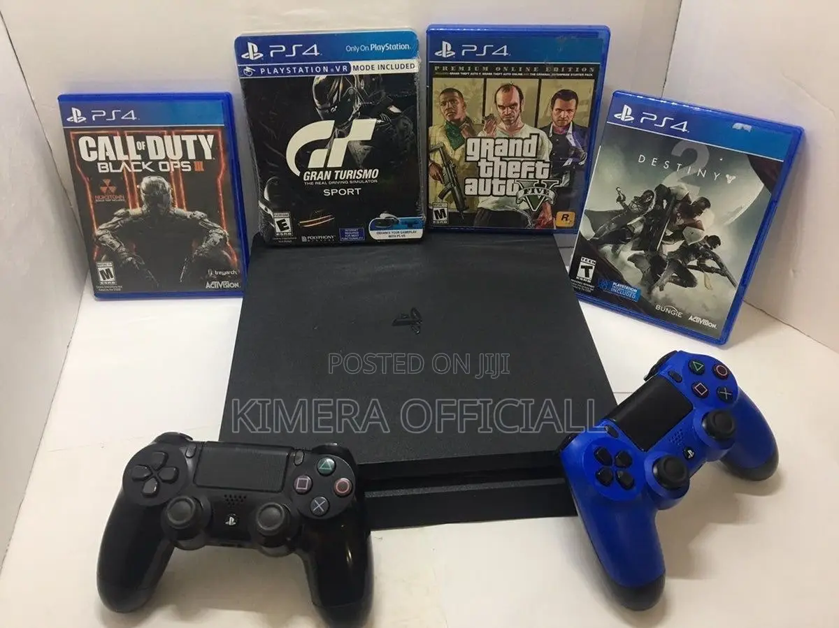 PS4 Slim With 12 Games, 2pads. Better Than That Night Out.