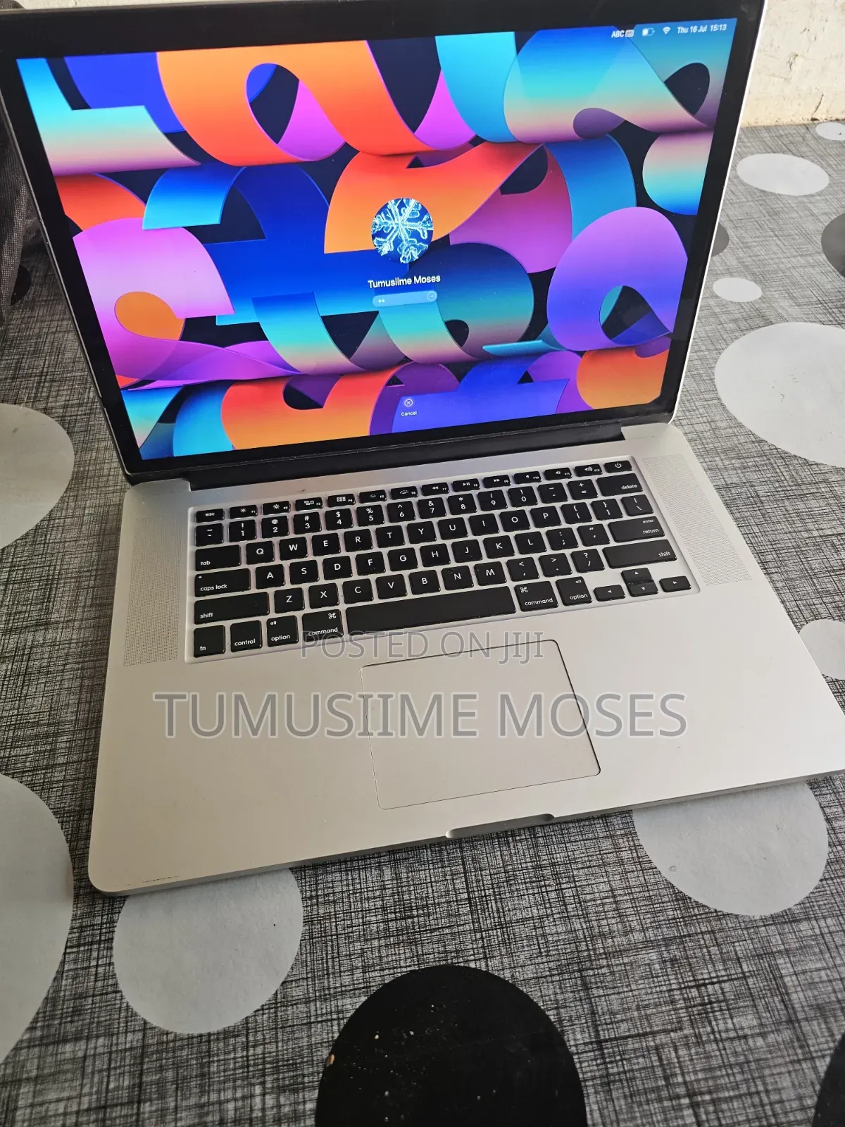 Laptop Apple MacBook Pro 2015 16GB Intel Core i7 SSD 500GB