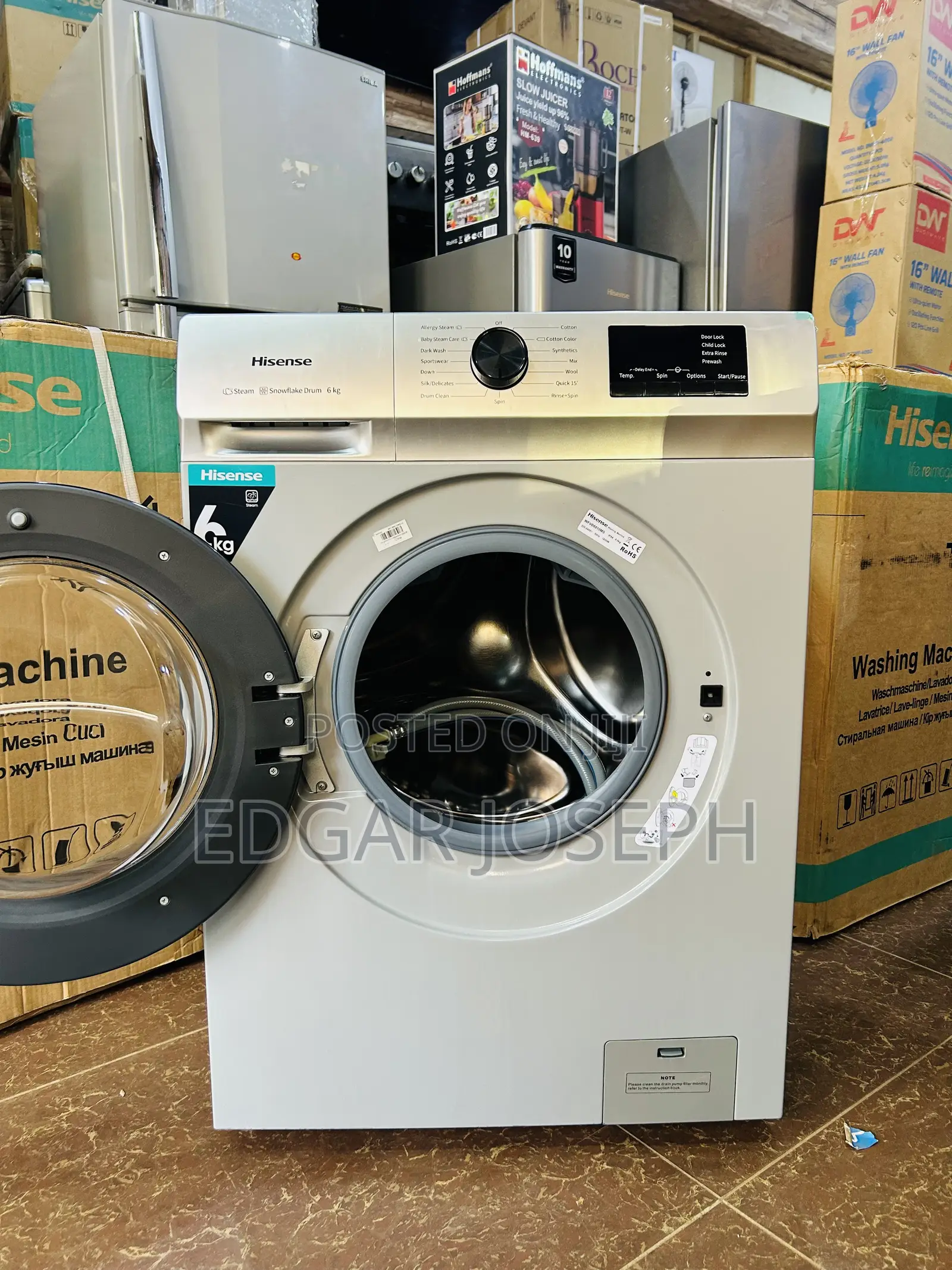 Hisense Brand New Washing Machine