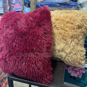Plain Colour Cushions Maroon