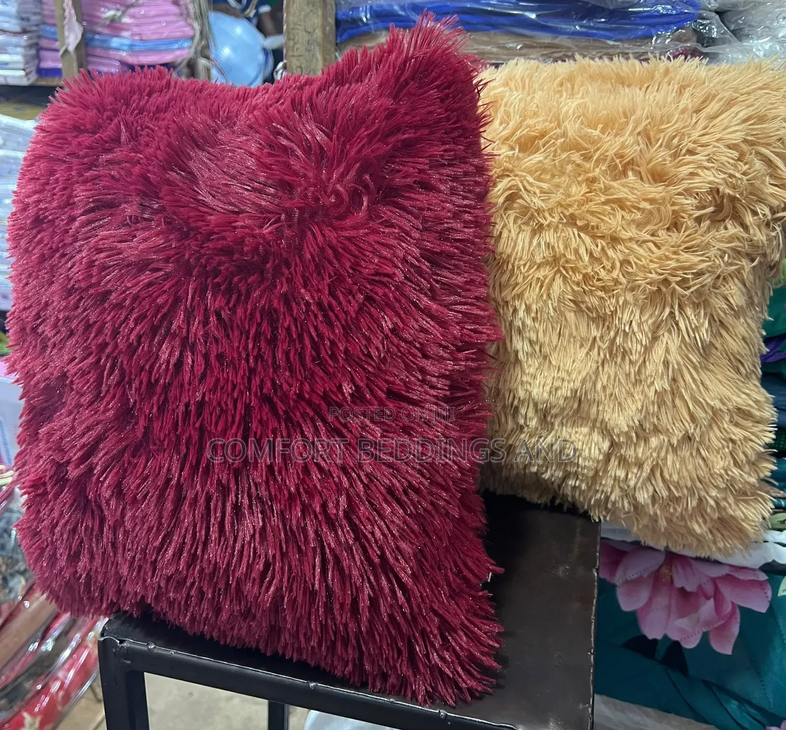 Plain Colour Cushions Maroon