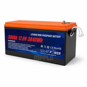 12V 300Ah LiFePO4 Lithium Battery 3.84kWh Solar Backup