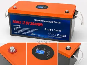 12V 300Ah LiFePO4 Lithium Battery 3.84kWh Solar Backup