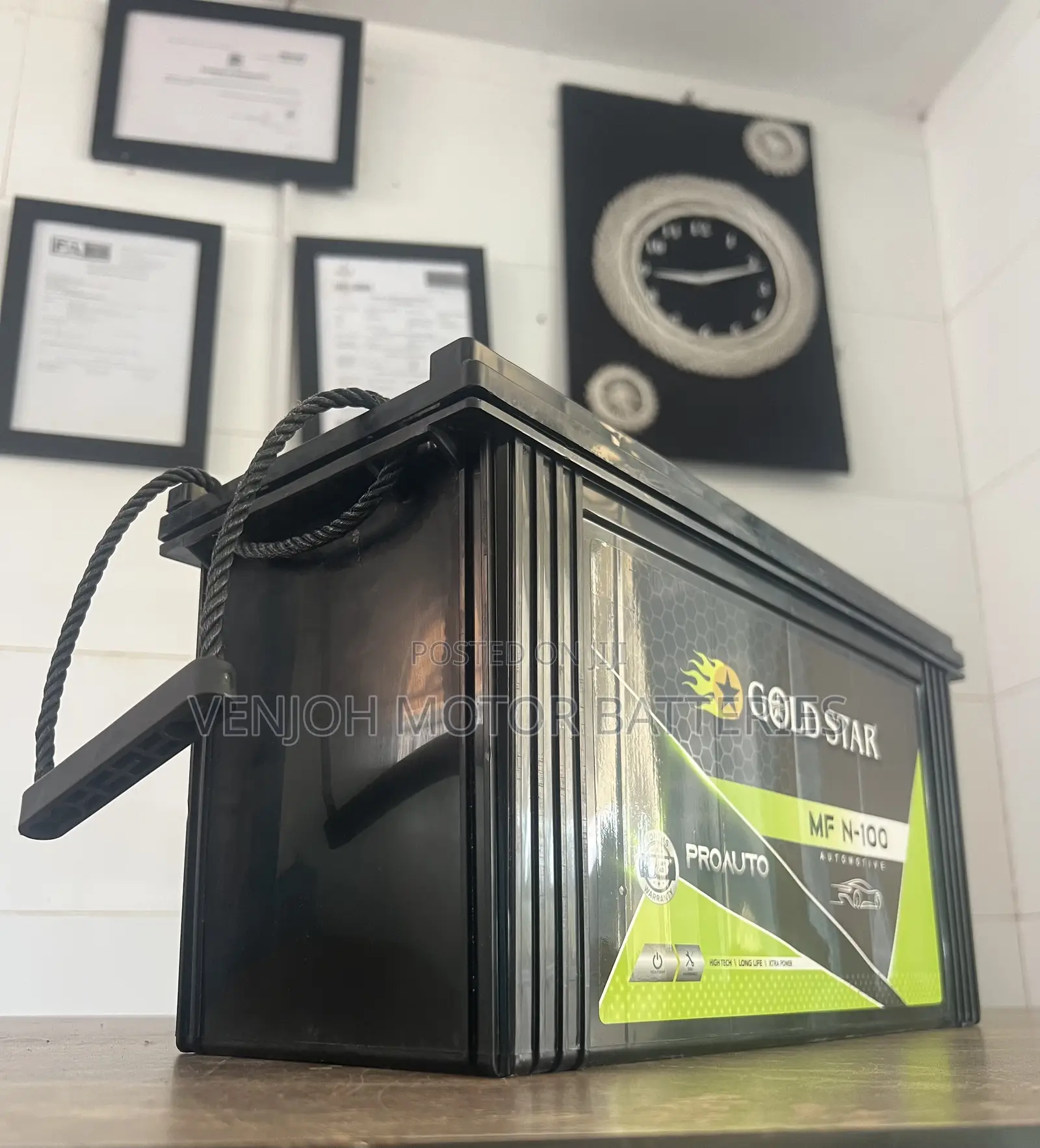 N100 Gold Star Car Battery