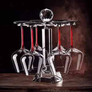 Valentine" Crystal Goblet Wine Glass