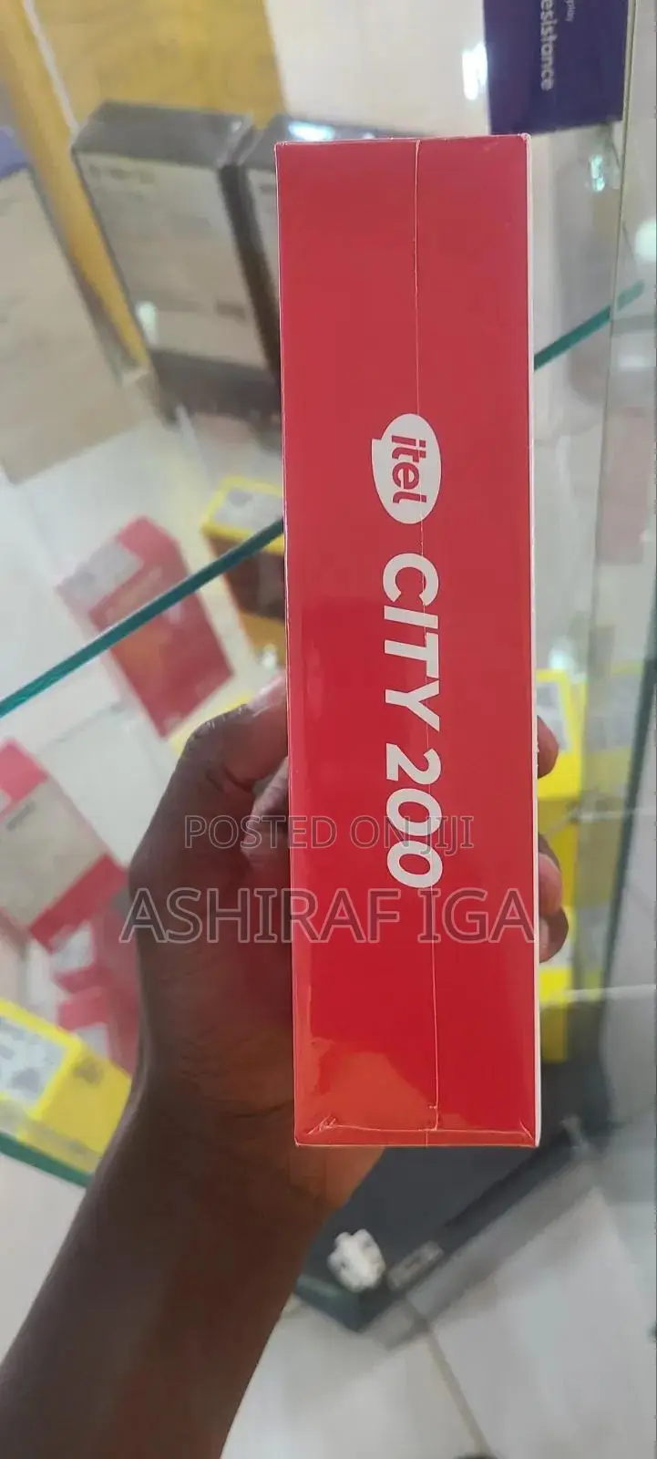 New Itel City 200 128 GB Black