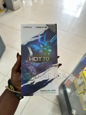 New Infinix Hot 70 128 GB Black