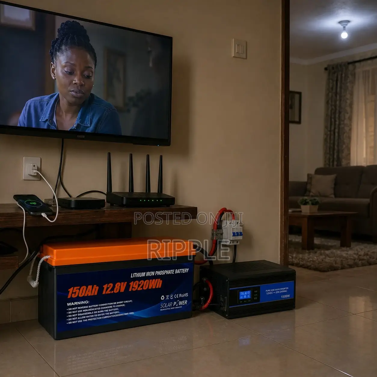 12V 150Ah LiFePO4 Lithium Battery 1.92kWh Solar Backup
