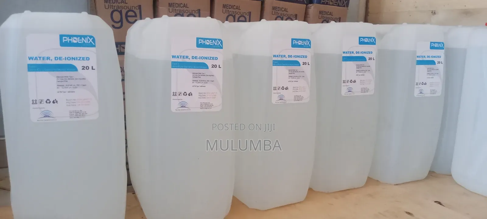 Deionized and Distilled Water