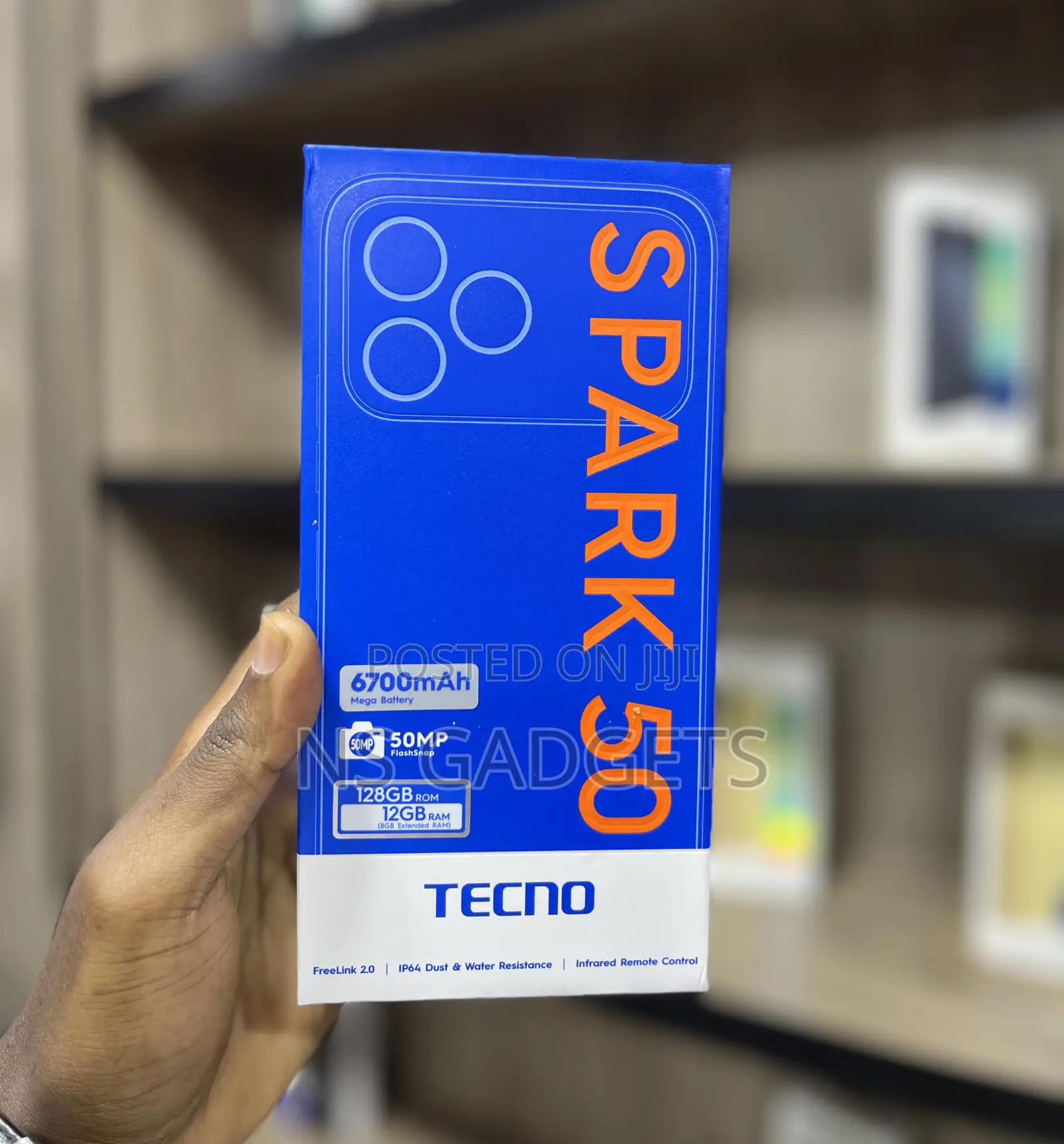 New Tecno Spark 50 128 GB Black