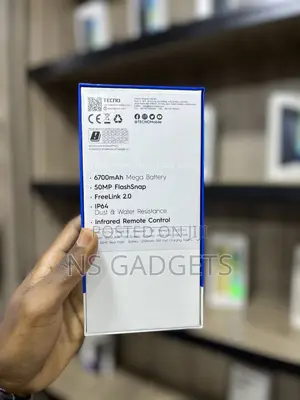 New Tecno Spark 50 128 GB Black