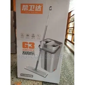 Hands-Free Flat Mop and Bucket System