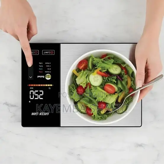 Green Lion Smart Food Scale With TFT Display Black