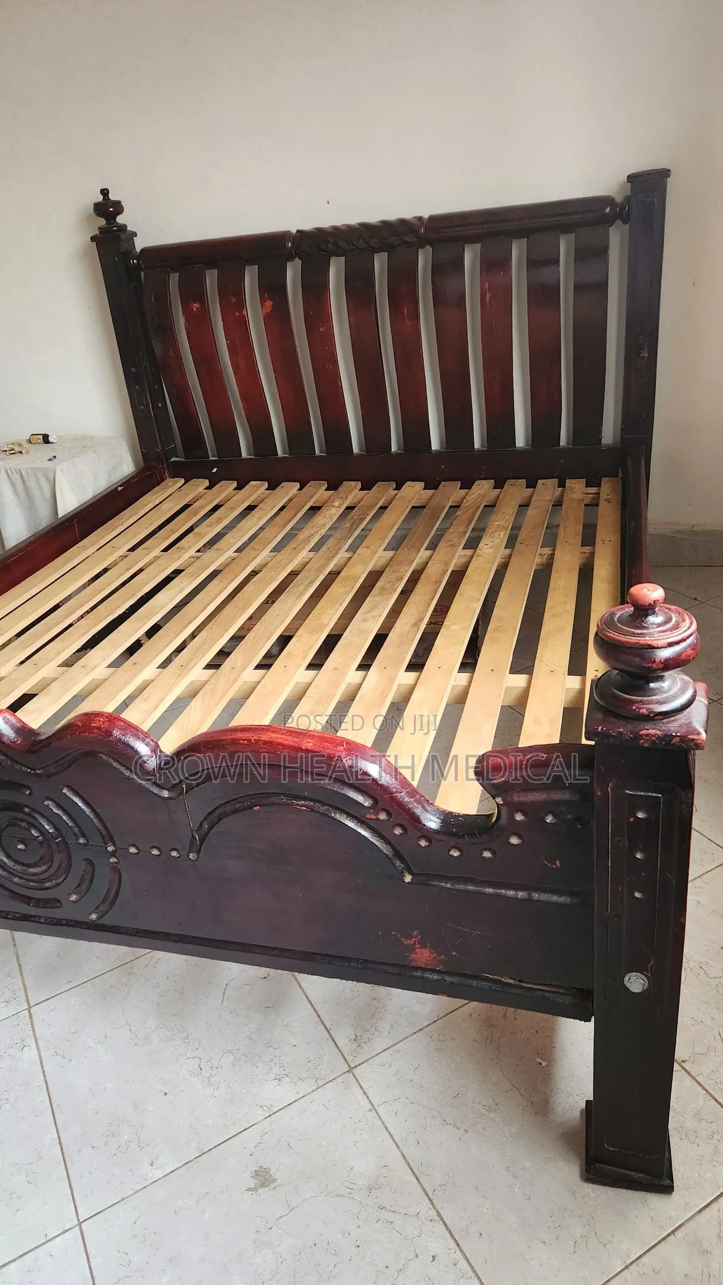 5 by 6 Wooden Bed Strong