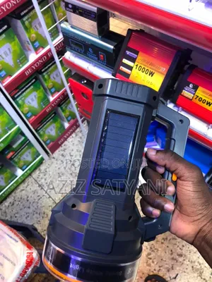 Solar Torch Rechargeable Solar Flash Light Household, Indoor, Outdoor