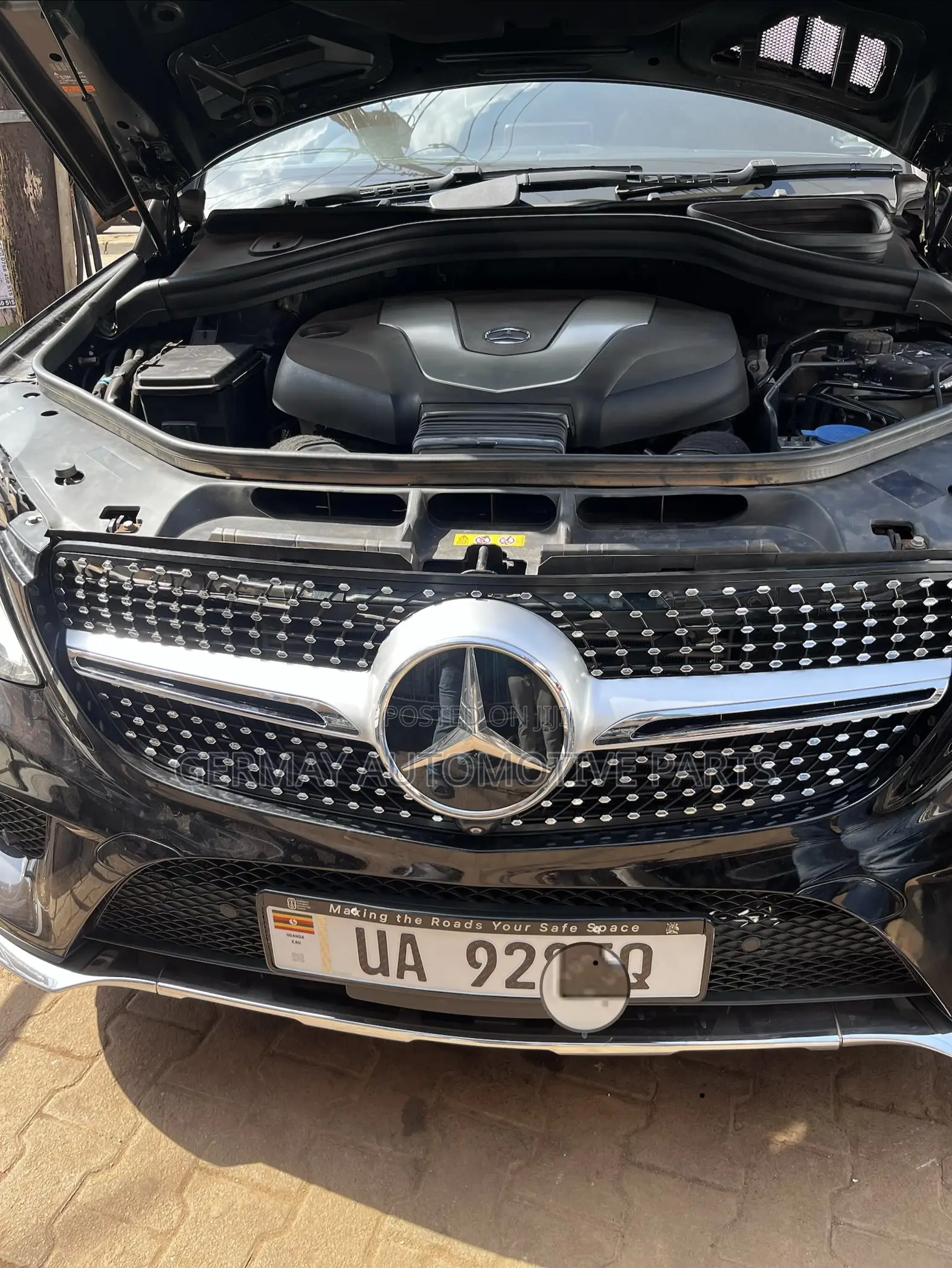 Diamond Grille for Mercedes Gle W292 Coupe and Gle W166