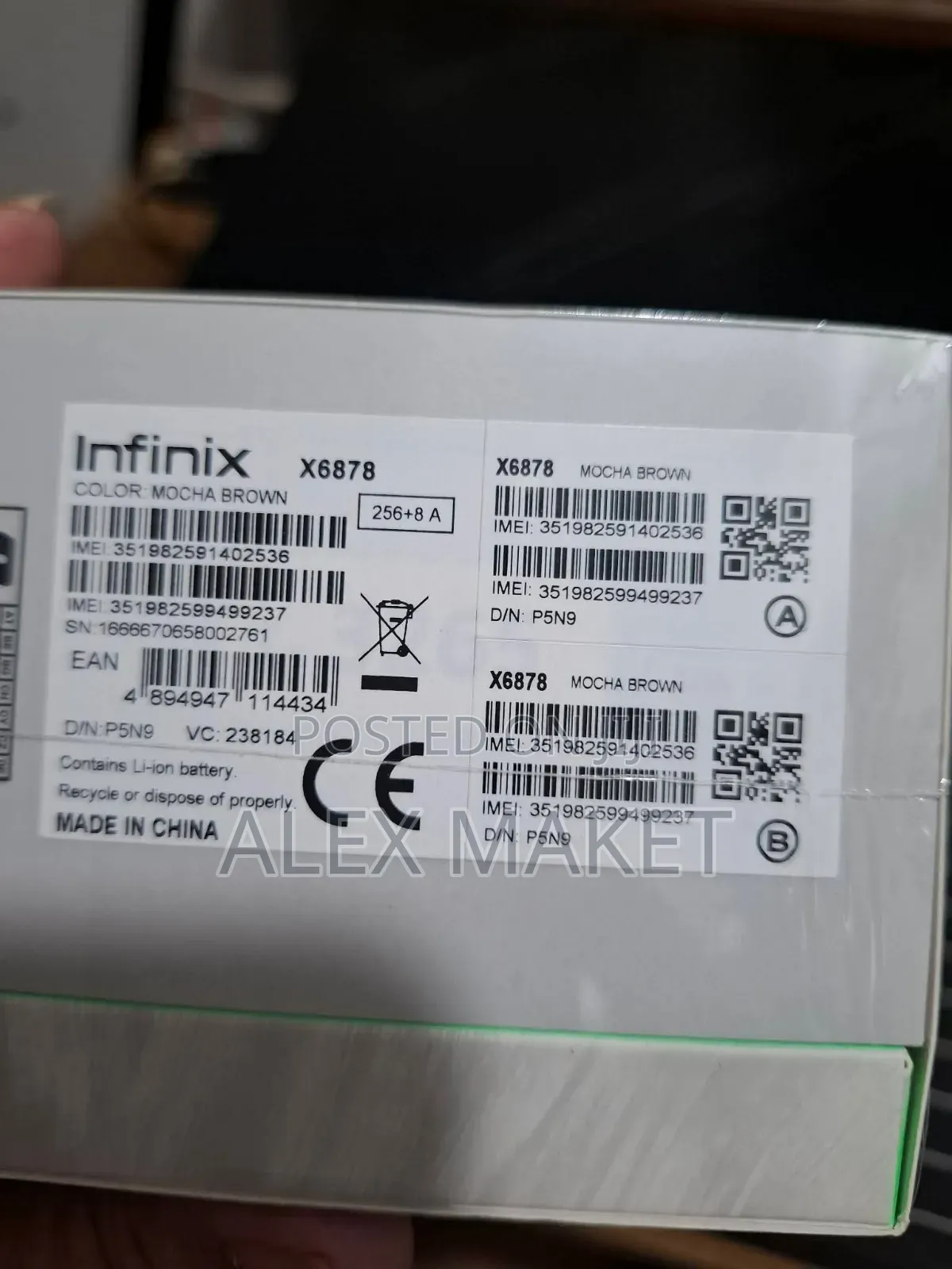 New Infinix Note 60 Pro 256 GB White