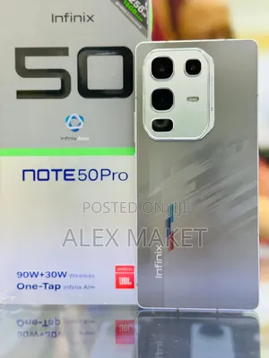 New Infinix Note 50 Pro 256 GB Silver
