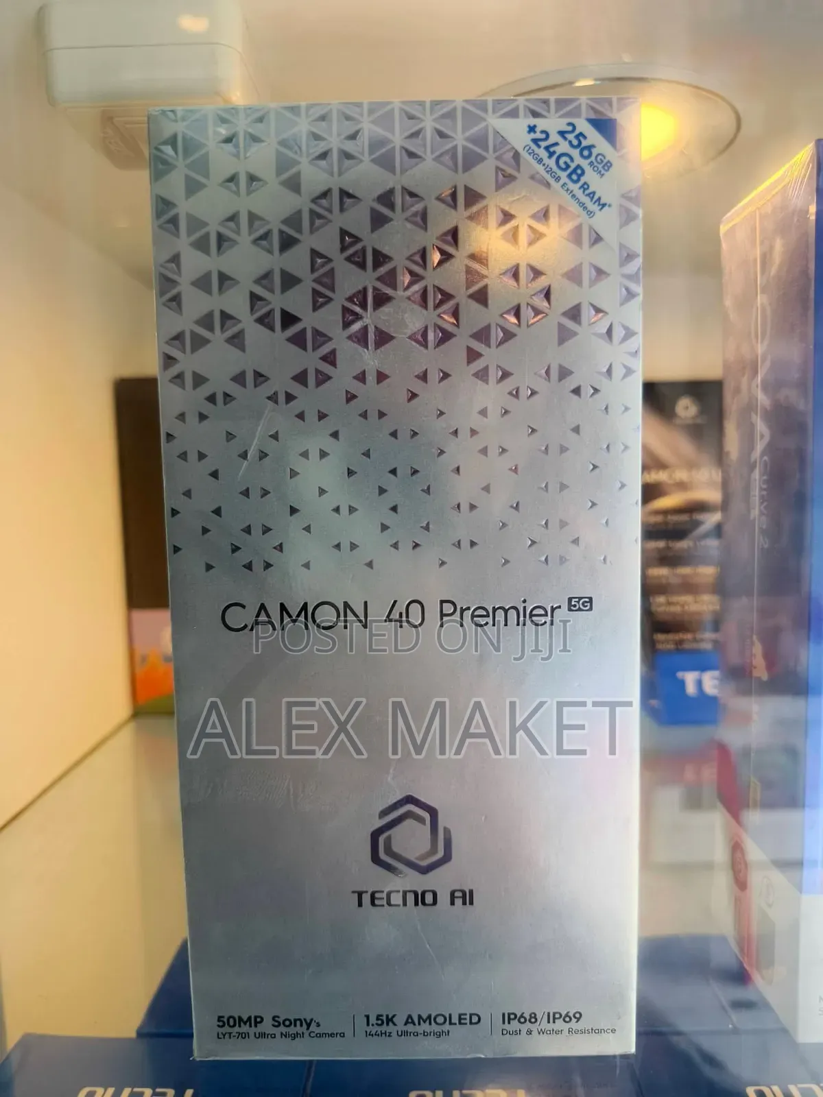 New Tecno Camon 40 Premier 256 GB Gray