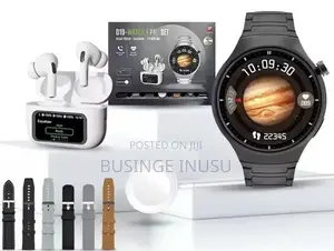 Brand New Smart Watch 4 Pro Combo Set With Headphones and 6 Straps