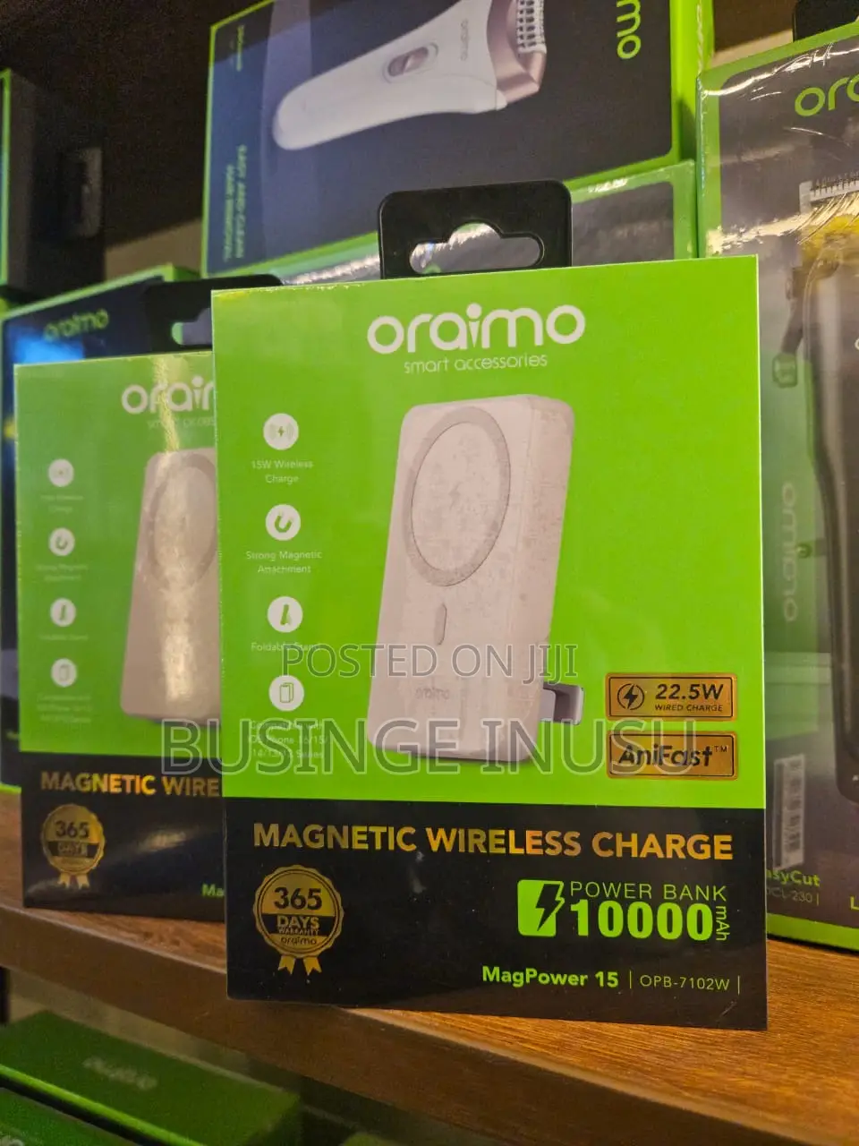 Oraimo MagPower 15 Power Bank Features a 10,000mAh Capacity and 15W